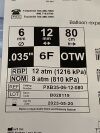EV3 Visi-Pro Balloon-expandable  PXB35-06-12-080    Exp.2023-05  (Q12)   PXB35-06-12-080 Visi-Pro Balloon-expandable