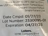 LEITERS RoPivacaine HCI 0.2%  F9206   Exp.2023-04  (Q29)   F9206 RoPivacaine HCI 0.2%