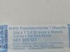 BD Lot of 97 PrecisionGlide Needle  305127   Exp.2021-09  (Q34) 305127 PrecisionGlide Needle