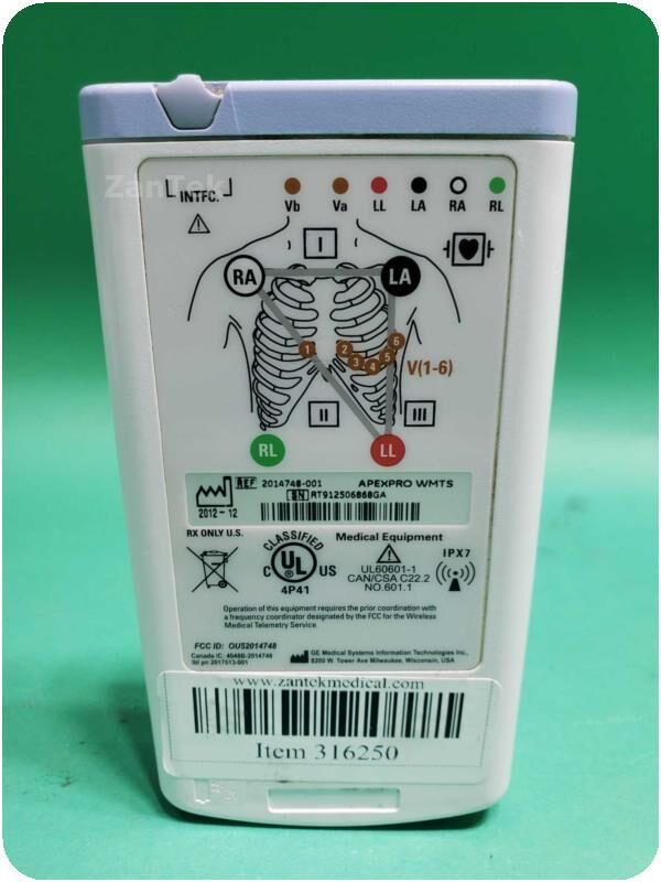 GE ApexPro CH Transmitter Telemetry