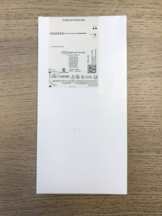 AD-TECH IS06R-SP10X-000 Subdrual Electrode, 6 Contact, Platinum (X)