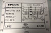 SIEMENS B84131 M0001 R048 NOISE FILTER EPCOS  CT Scanner