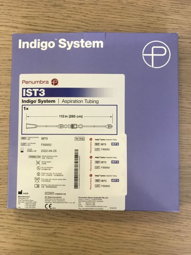 New Penumbra Ist3 Indigo System Aspiration Tubing 112in X Disposables