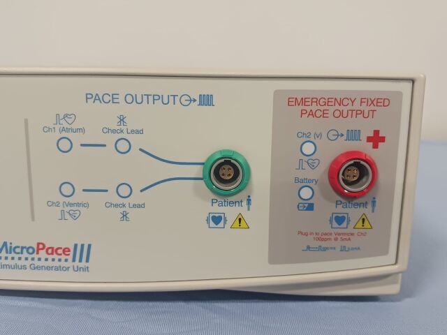 MICROPACE III EPS320 Cardiac Stimulator Stimulus Generator Unit - MP3008 Ultrasound - Cardiac