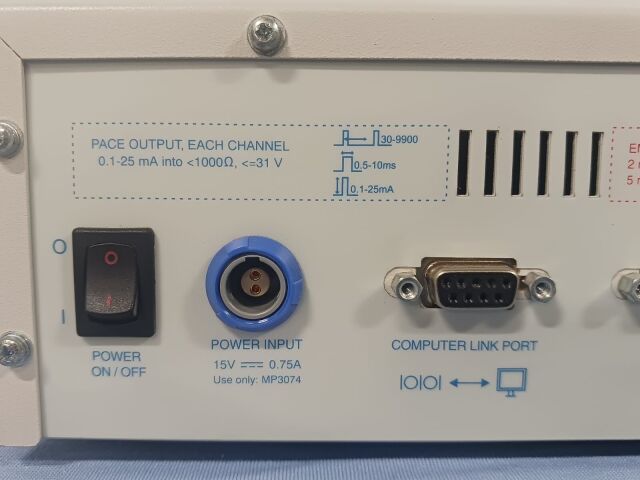 MICROPACE III EPS320 Cardiac Stimulator Stimulus Generator Unit - MP3008 Ultrasound - Cardiac