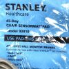 STANLEY HEALTHCARE 93010 45 DAY, CHAIR SENSORMAT PAD