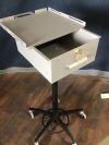 OMNIMED Store &amp; Go Phlebotomy Cart:  No accessories. Includes drawer keys. Accessory slot bent
