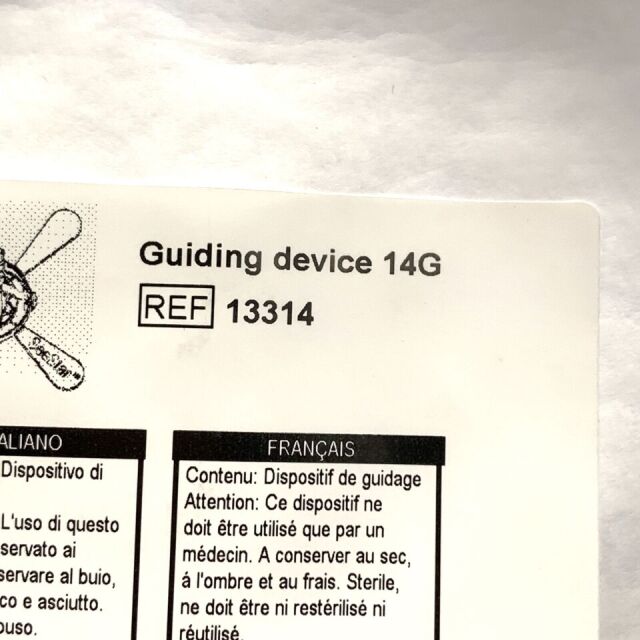 APRIOMED REF 13314 GUIDING DEVICE 14G, EXP 2022-10