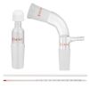 CROSSOCEAN Glass Kit 13pcs Distillation 24/40 Joints Distillation Apparatus Borosilicate Glass Lab Glassware Kit w/ 1000ml Round Bottom Flask