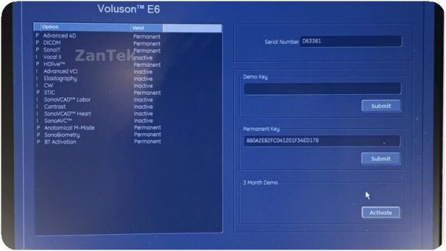 GE 2015  Voluson E6 Ultrasound BT13.5, HDLive, BT, 4D, DICOM, STIC, & more 2015 Voluson E6 Ultrasound BT13.5, HDLive, BT, 4D, DICOM, STIC, & more