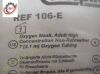 UNOMEDICAL HOSPILAK 106-E Adult Hi-Conc Non-Rebreather Oxygen Mask 10 Case Mask