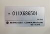 SHIMADZU 011X686501 Control Console Panel Rad/Fluoro Room