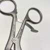 JARIT B625-122 Roto-Lok Allis Grasping Forceps, Ratchet, Insulated Shaft, 5mm x 332mm, Distal Teeth Fine Serrated Jaws, Double Action