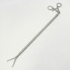 JARIT ( A615-150 ) Tenaculum Forceps with Ratchet, Double Action, Single Tooth, Insulated, 10mm