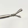 JARIT 600-145 Babcock Forceps, Double Action, Round Jaw, 1x2 DeBakey Teeth with Ratchet, 13.5"