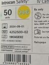 B BRAUN 4252500-02 INTROCAN SAFETY IV CATHETER 24G X 3/4