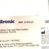 MEDTRONIC 9790035 VENTURE ANTERIOR CERVICAL PLATE, 35MM, SINGLE USE