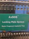 STRYKER AXSOS LOCKING PLATE SYSTEM BASIC FRAGMENT IMPLANT TRAY PLATE SYSTEM SCREWS AND PLATES 5.0MM WITH INSTRUMENTS SET