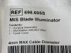 GLOBUS MEDICAL MIS Blade IIIuminator  698.605S    Exp.2023-09  (T19)   698.605S MIS Blade IIIuminator