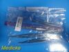 VARIOUS 7 x Frick Bros, Pakistan Vantage Assorted Thumb Dressing Forceps