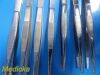 VARIOUS 7 x Frick Bros, Pakistan Vantage Assorted Thumb Dressing Forceps