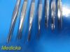VARIOUS 7 x Frick Bros, Pakistan Vantage Assorted Thumb Dressing Forceps