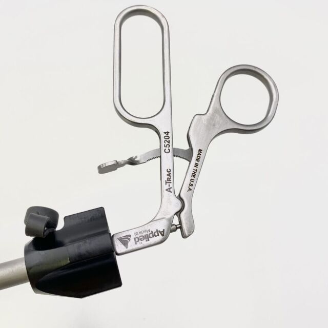 APPLIED MEDICAL C5204 Laparoscopic A-Trac Rotating Bowel Clamp Forceps