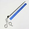 ELMED 52112-04B Grasping Forceps, Spring Loaded Handle, 33cm x 10mm, Micro Laparoscopic Instrument