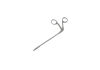 GYRUS ACMI 326201 Heymann Nasal Scissors, Smooth Blades, Medium, Curved Left