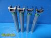 TELEFLEX 4 x  Rusch Green Spex Rusch Fiberoptic Laryngoscope Handles, SLIM