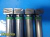 TELEFLEX 4 x  Rusch Green Spex Rusch Fiberoptic Laryngoscope Handles, SLIM