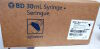 BD 305618  Luer-Lok Tip 30mL Syringe (2026/10/31) CASE of 120