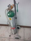 MEDICAL Oxygen  Tank. Size E. Preowned with cart  With  Regulator