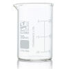 GLOBE SCIENTIFIC 30mL Beaker, Globe Glass, Low Form Griffin Style, 12/Box, 48/Case Chemistry Analyzer