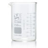 GLOBE SCIENTIFIC 150mL Beaker, Globe Glass, Low Form Griffin Style, 12/Box, 48/Case Chemistry Analyzer