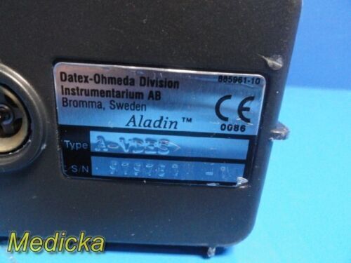 GE Datex-Ohmeda A-VDES Aladin Desflurane Anesthesia Vaporizer