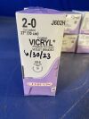 ETHICON J602H 2-0 27in Coated VICRYL VIO BRD SA UR-6 36/BX Sutures