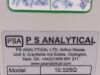 PSA Sir Galahad Mass Spectrometer