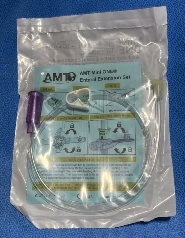 New APPLIED MEDICAL TECHNOLOGY 8-2421 AMT Mini ONE Enteral Extension