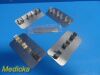 COLE-PARMER Genie SI-1125 Clip Plates - Lot of 4 3 tubes W/ 4X Bar Plates
