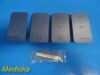 COLE-PARMER Genie SI-1125 Clip Plates - Lot of 4 3 tubes W/ 4X Bar Plates