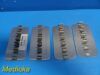 COLE-PARMER Genie SI-1124 Clip Plates - Lot of 4 Hold 6 tubes; 15-17mm Dia