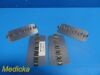 COLE-PARMER Genie SI-1124 Clip Plates - Lot of 4 Hold 6 tubes; 15-17mm Dia