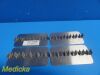 COLE-PARMER Genie SI-1124 Clip Plates - Lot of 4 Hold 6 tubes; 15-17mm Dia