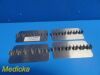 COLE-PARMER Genie SI-1124 Clip Plates - Lot of 4 Hold 6 tubes; 15-17mm Dia