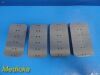 COLE-PARMER Genie SI-1124 Clip Plates - Lot of 4 Hold 6 tubes; 15-17mm Dia