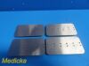 COLE-PARMER Genie SI-1124 Clip Plates - Lot of 4 Hold 6 tubes; 15-17mm Dia