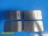 COLE-PARMER Genie SI-1124 Clip Plates - Lot of 4 Hold 6 tubes; 15-17mm Dia
