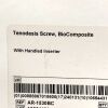 ARTHREX AR-1530BC TENODESIS SCREW, BIOCOMPOSITE, EXP 2024-01