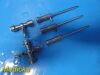 STRYKER 275-722 4.5mm; 275-719 5.6mm Instru Set W/Obtur, Bridges & Case